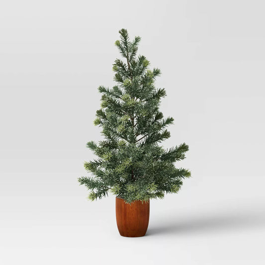 Medium Flocked Artificial Christmas Tree