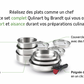 Brandt Batterie de Cuisine Inox 10 Pièces Sans PFOA/PFAS