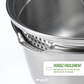 Brandt Batterie de Cuisine Inox 10 Pièces Sans PFOA/PFAS